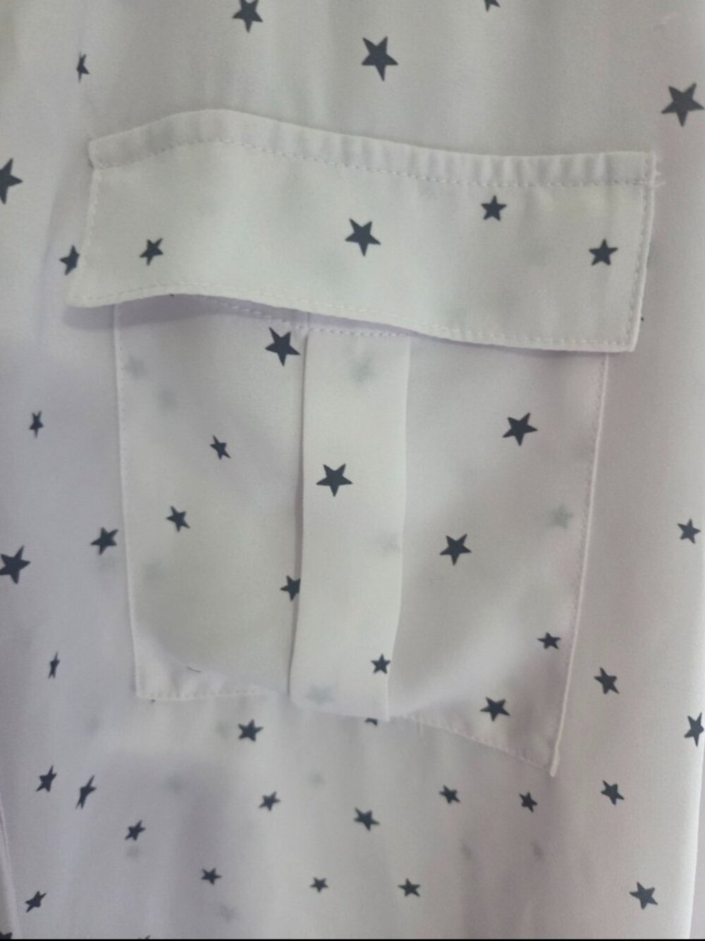 2XL a.n.a A New Approach white star print button up blouse (top)